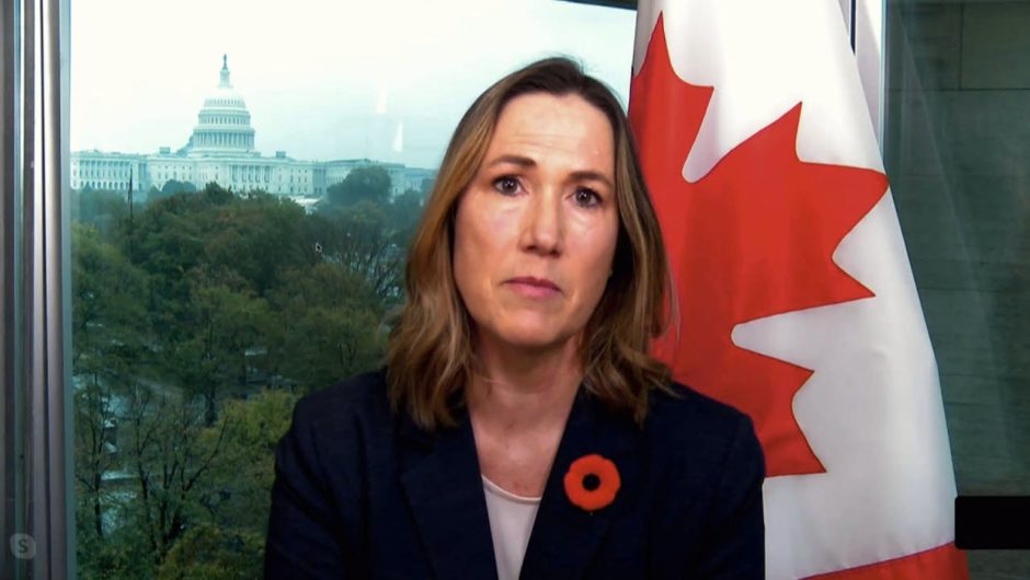 Is Canada's ambassador to the U.S. concerned if the election result is delayed?