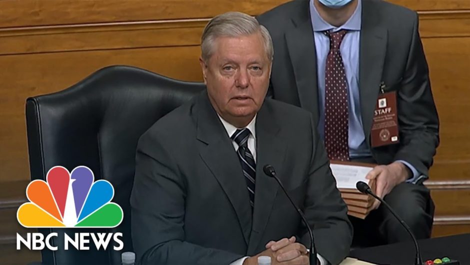 Graham Criticizes Senate Democrats For Boycotting Vote To Advance Amy Coney Barrett | NBC News NOW