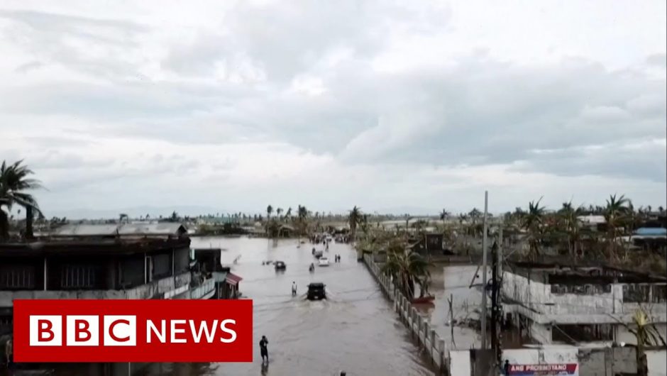 Typhoon devastates Philippines islands – BBC News