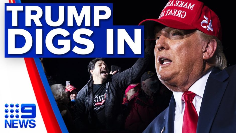 Trump threatens legal fight to block postal votes: US election 2020 | 9 News Australia