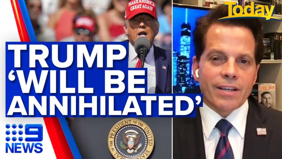 Trump will be 'annihilated' by Biden: Anthony Scaramucci | 9 News Australia