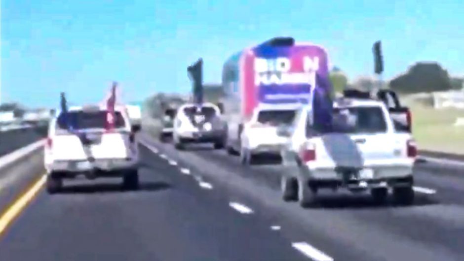 Crazed Trump Fans Block Traffic Across America And Shut Down Biden Event