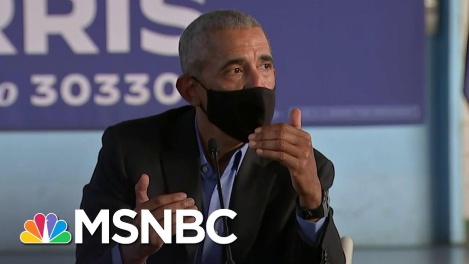 Obama Urges Black Voters To Cast Ballots In Record Numbers | The Last Word | MSNBC
