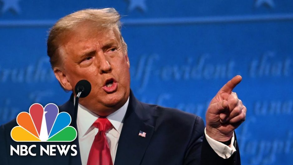 Trump Slams Biden's Record: 'I Ran Because Of You' | NBC News