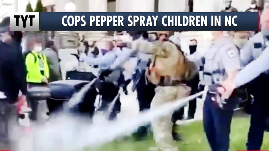 Cops Pepper Spray Children at PEACEFUL Rally in North Carolina