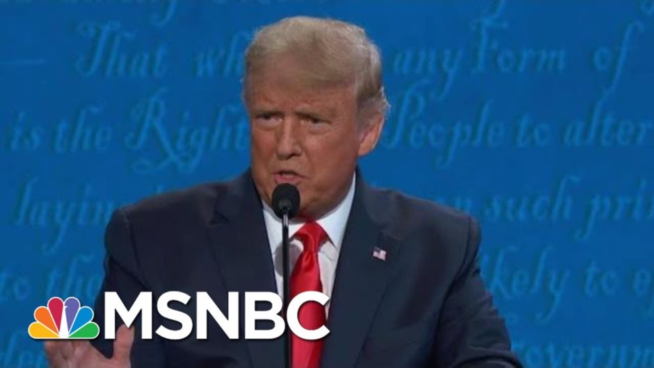 Fact-Checking Trump & Biden's Claims On Health Care During The Final Debate | Hallie Jackson | MSNBC