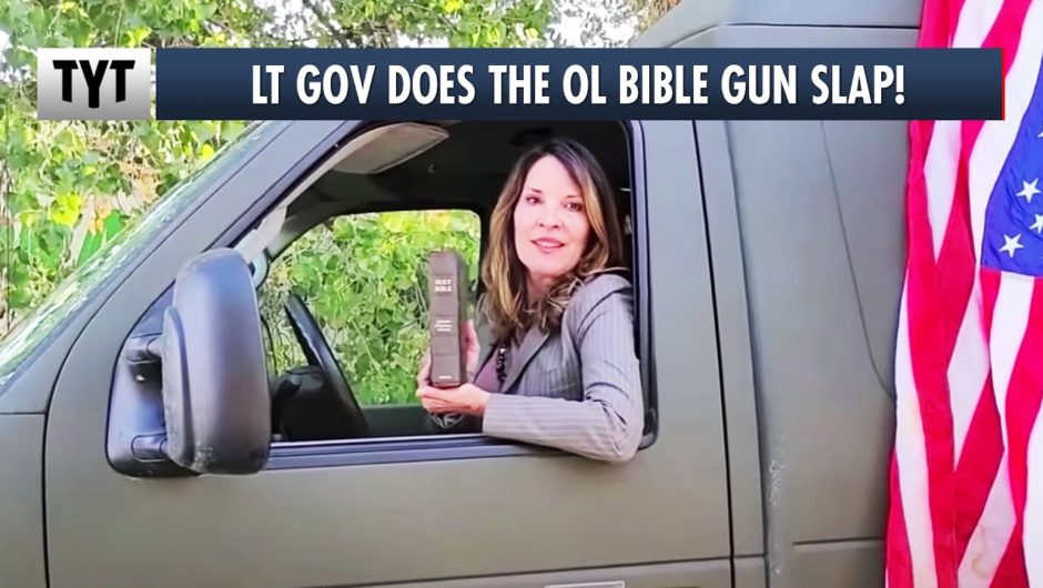 Lt Gov Does The Ol Bible Gun SLAP!
