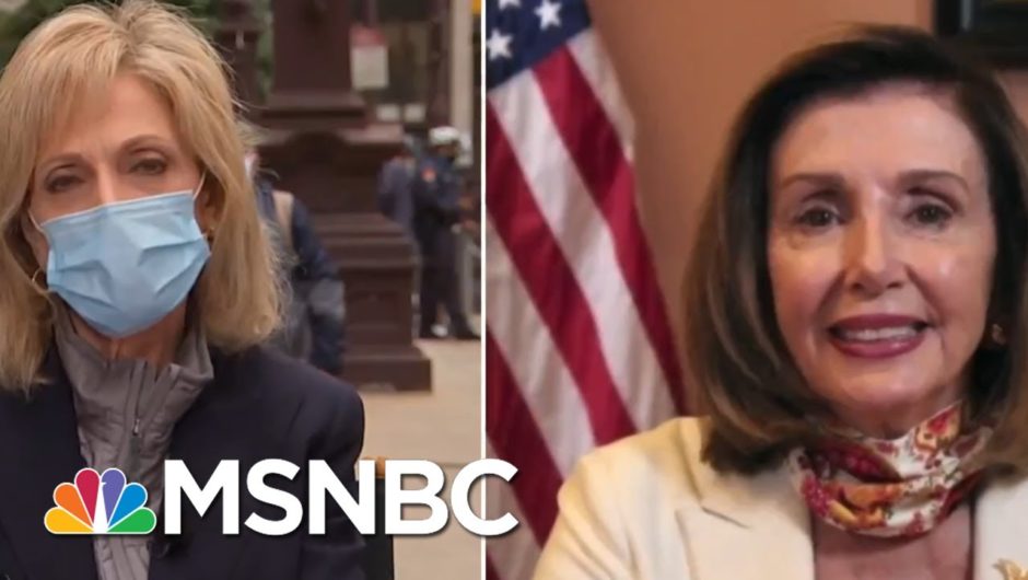 Pelosi Is 'Optimistic' About Reaching Agreement On Coronavirus Relief | Andrea Mitchell | MSNBC