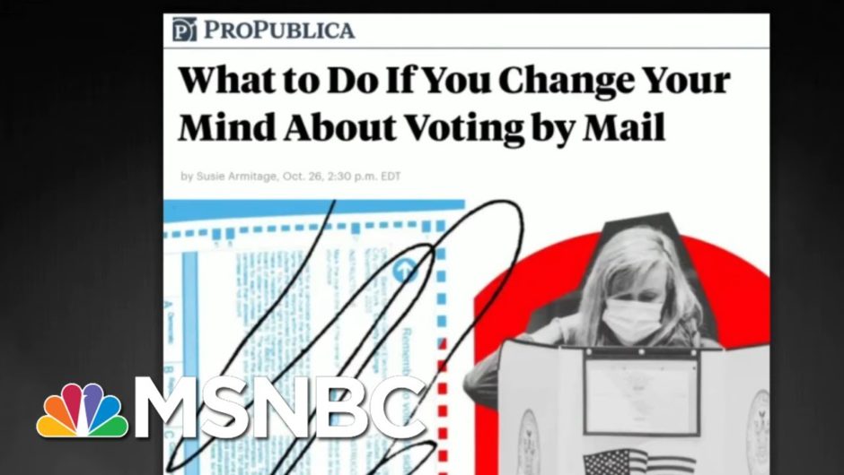 Haven’t Mailed Your Ballot Yet? Here’s What You Can Do In Each State. | All In | MSNBC