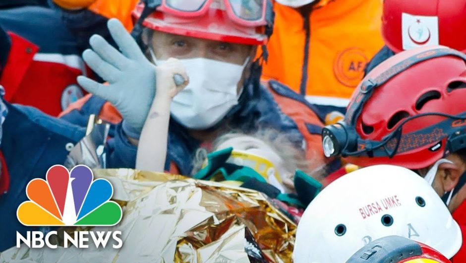 3-Year-Old Rescued From Collapsed Apartment After Turkish Earthquake | NBC News NOW
