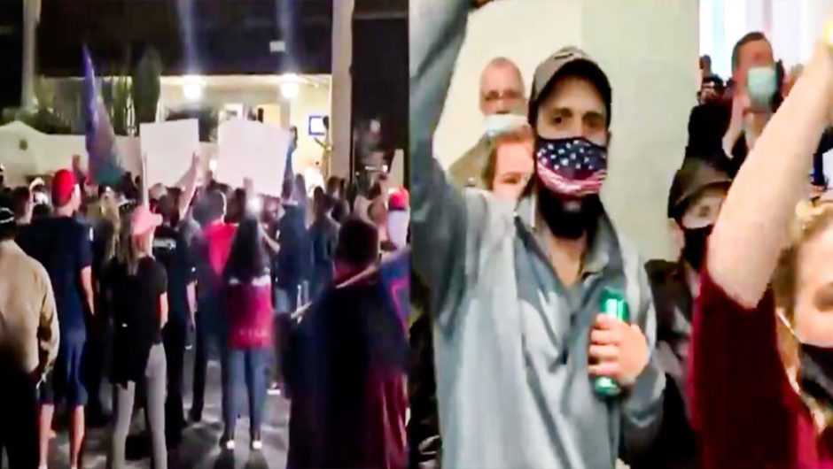 Crazed Trump Supporters Demand Vote Counts Be Either Stopped Or Continued