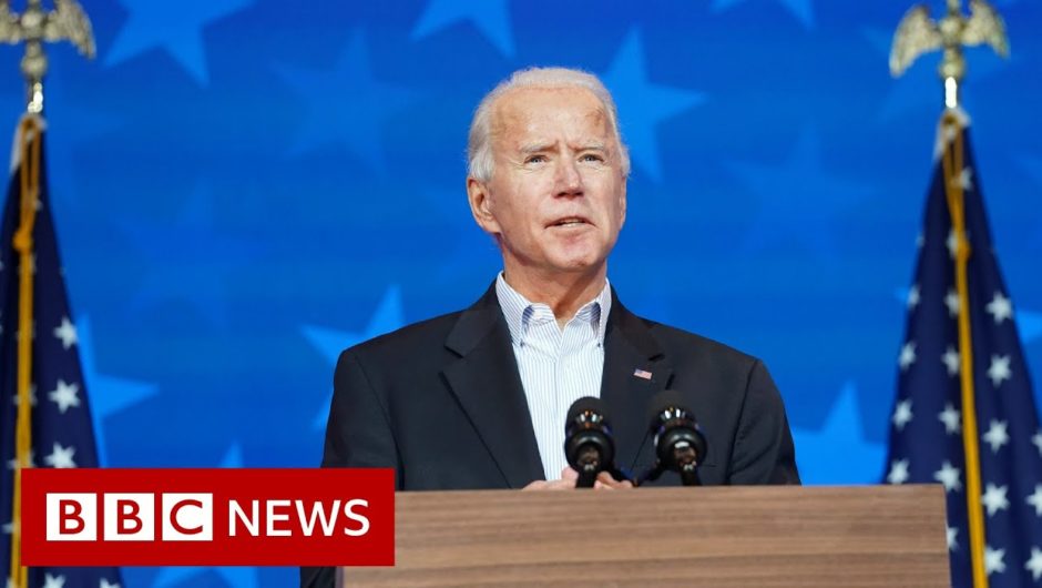US election: Joe Biden – 'Each ballot must be counted' – BBC News