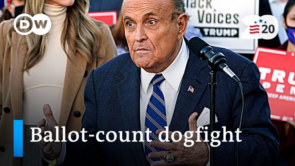 US election results: Battle over the counting of ballot papers intensifies | DW News