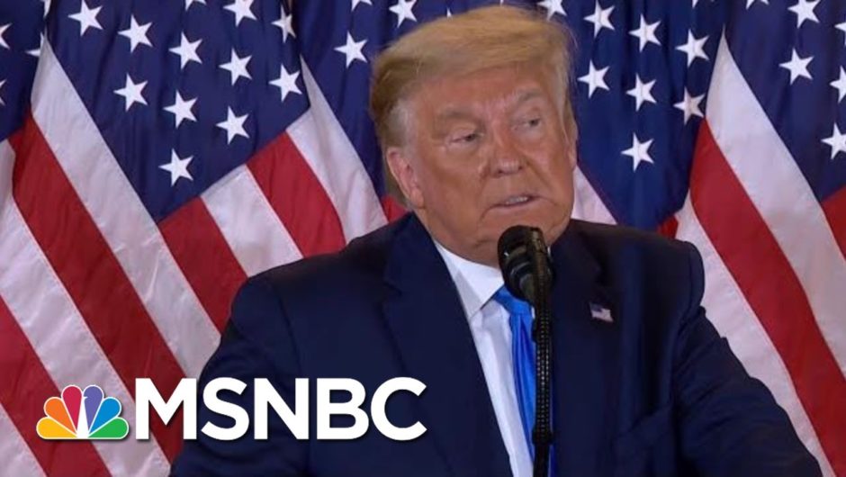 Trump Falsely Claims Victory With Millions Of Votes Still Being Counted | Morning Joe | MSNBC