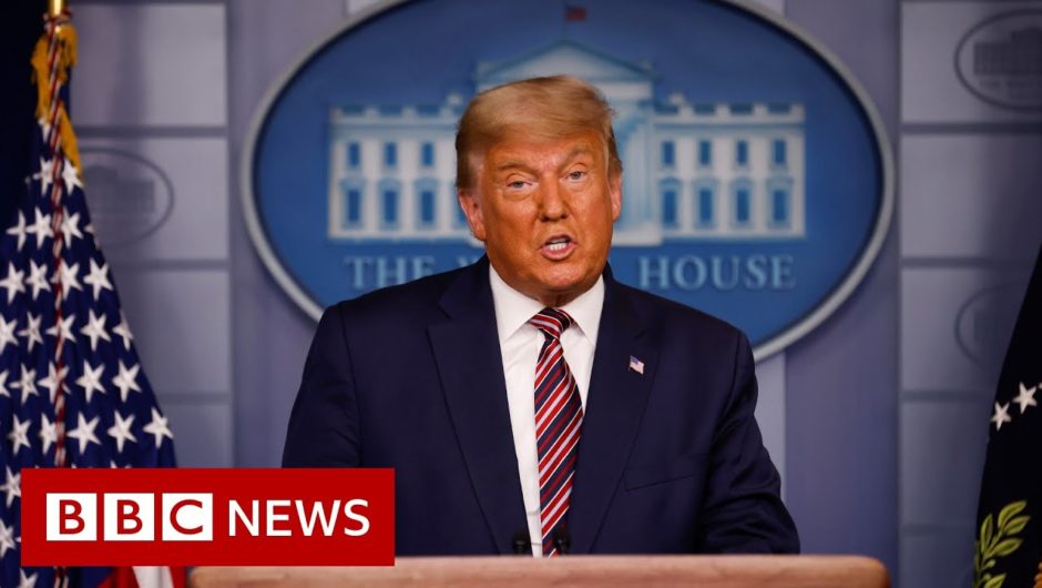 US Election 2020: Trump claims 'historic election interference' – BBC News