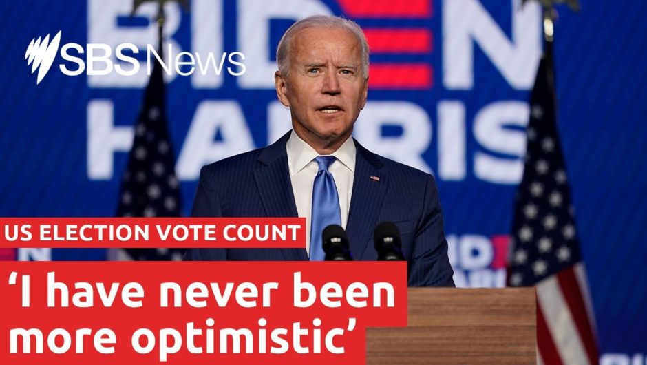 Joe Biden says 'we are going to win this race' I SBS News