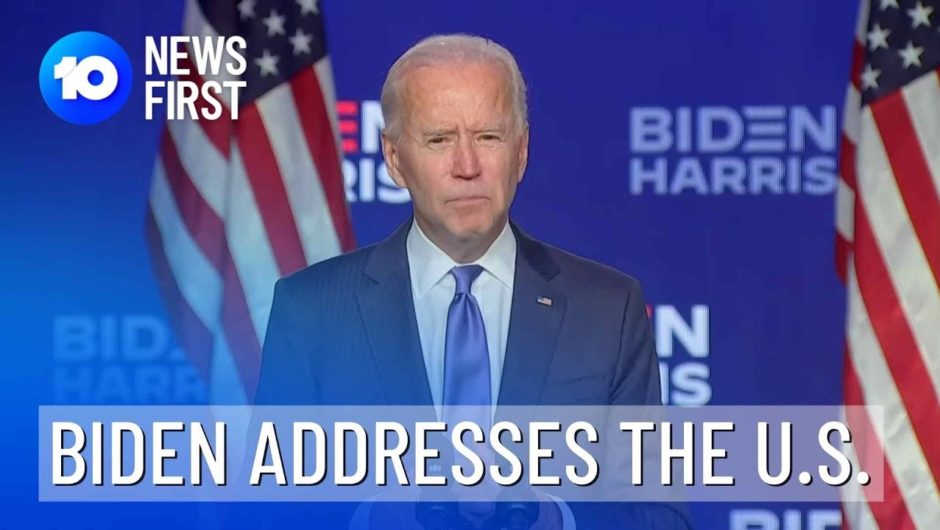 Joe Biden Addresses The Nation | 10 News First