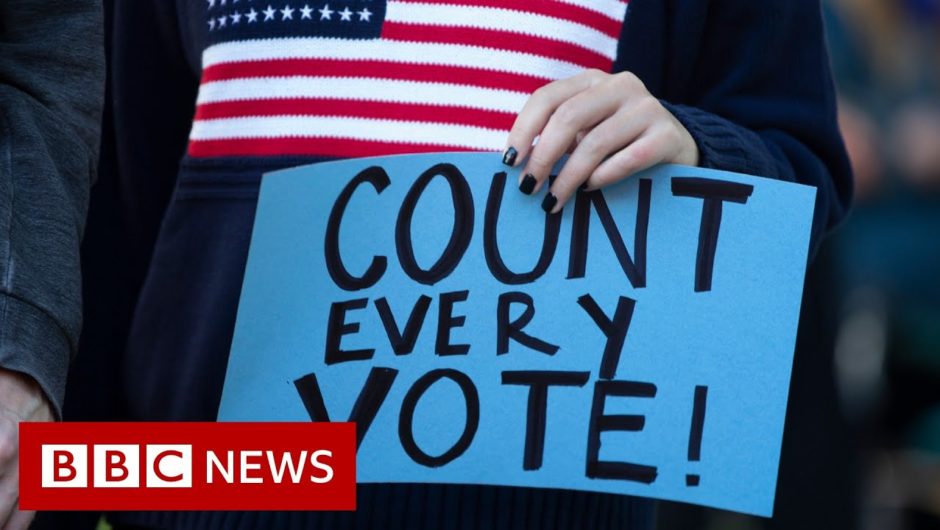 US election results: Trump sues as path to victory over Biden narrows – BBC News