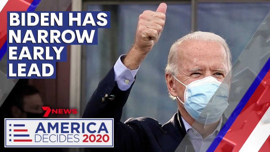 America Decides 2020: Joe Biden has narrow early lead in Presidential race | 7NEWS