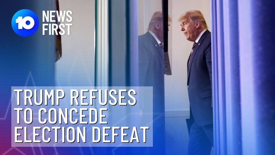 Donald Trump Refuses To Concede Defeat | 10 News First