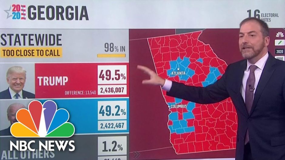 Georgia Close To A 'Tie' As Votes Continue To Be Counted | Meet The Press | NBC News