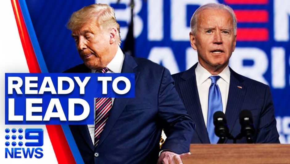 Biden on cusp of winning in US Presidential race | 9 News Australia