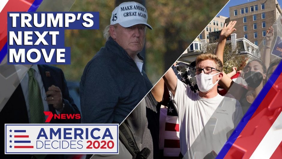 Trump 'won't be conceding any time soon' | 7NEWS