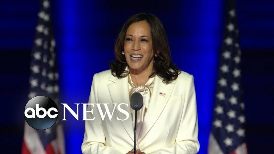 Vice President-elect Kamala Harris delivers speech ahead of Joe Biden