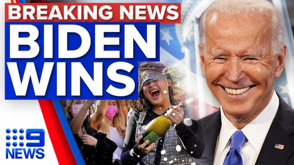 Joe Biden wins historic 2020 US Presidential Election | 9 News Australia