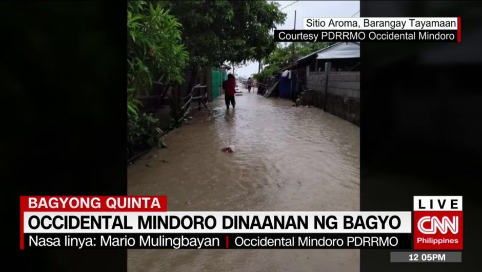 Occidental Mindoro dinaanan ng bagyo