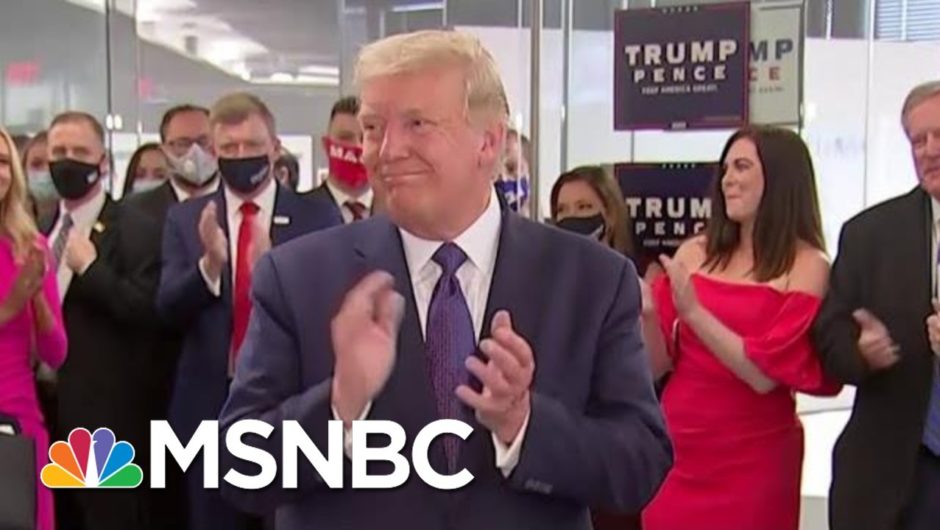 President Trump Visits His Campaign Headquarters To Thank Staff | MTP Daily | MSNBC