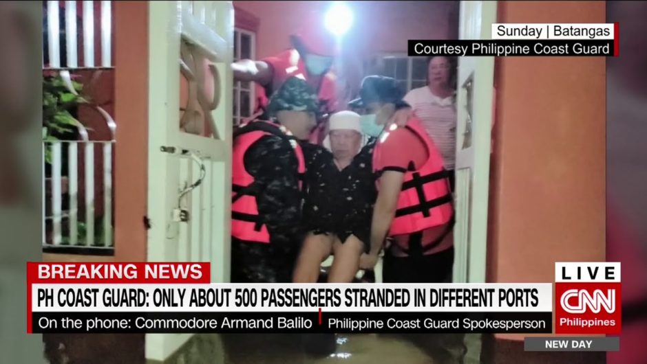 'Rolly' left passengers stranded in different ports