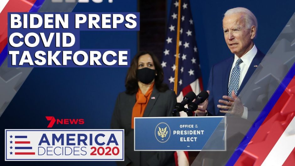 Biden prepares coronavirus taskforce, Trump readies legal action over baseless 'voter fraud' | 7NEWS