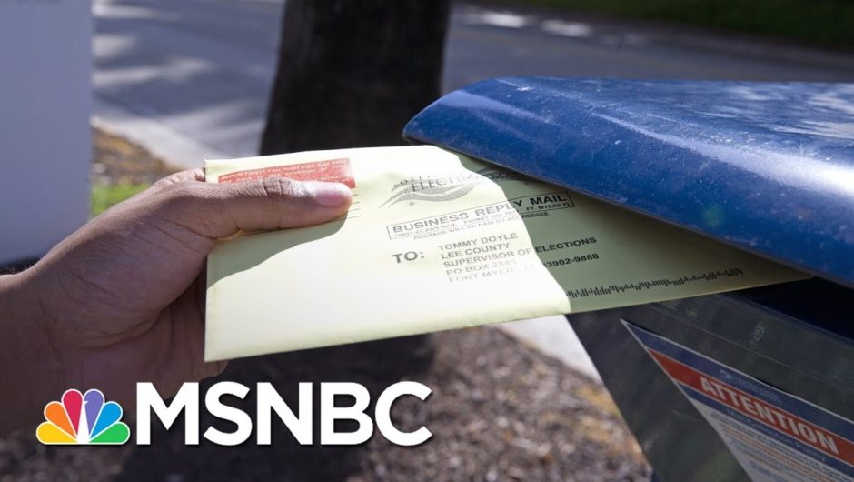 Experts Warn Too Late To Trust Your Ballot To Mail; Drop Off Or Vote In Person | Rachel Maddow