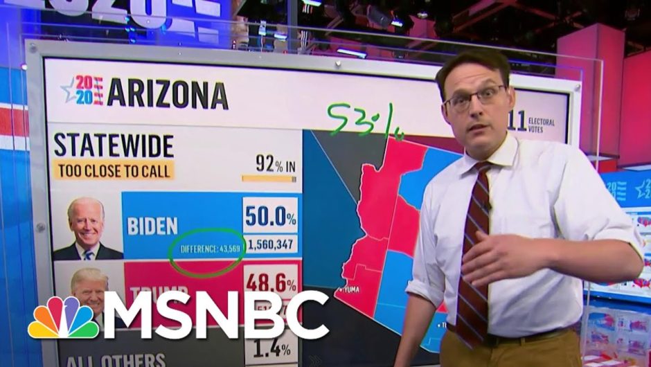 Updated Maricopa Vote Count Shows Why Trump May Not Catch Biden In Arizona | Craig Melvin | MSNBC