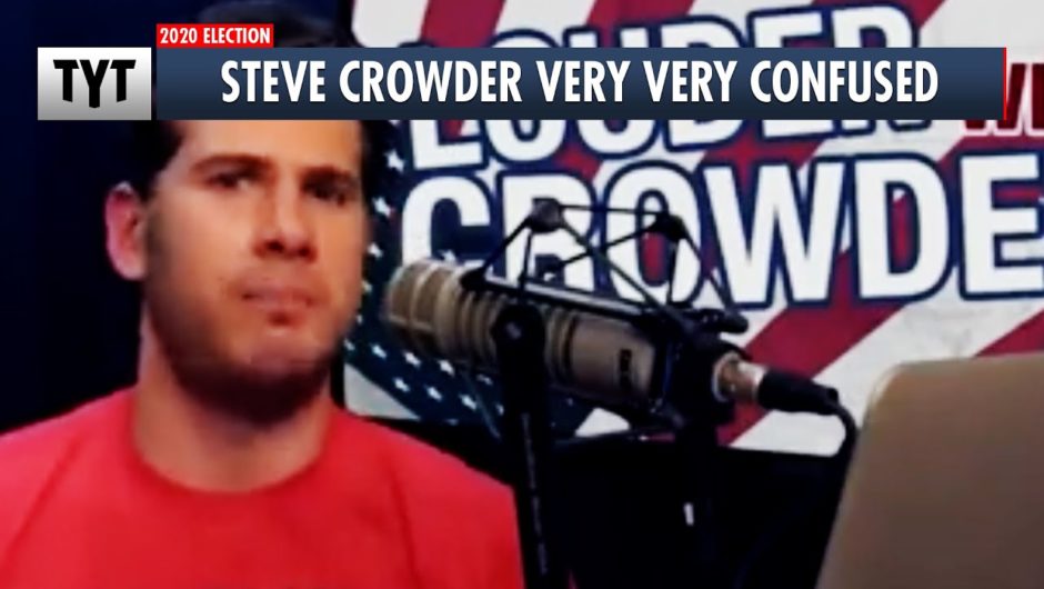 Steven Crowder Confuses Camera For Ballots