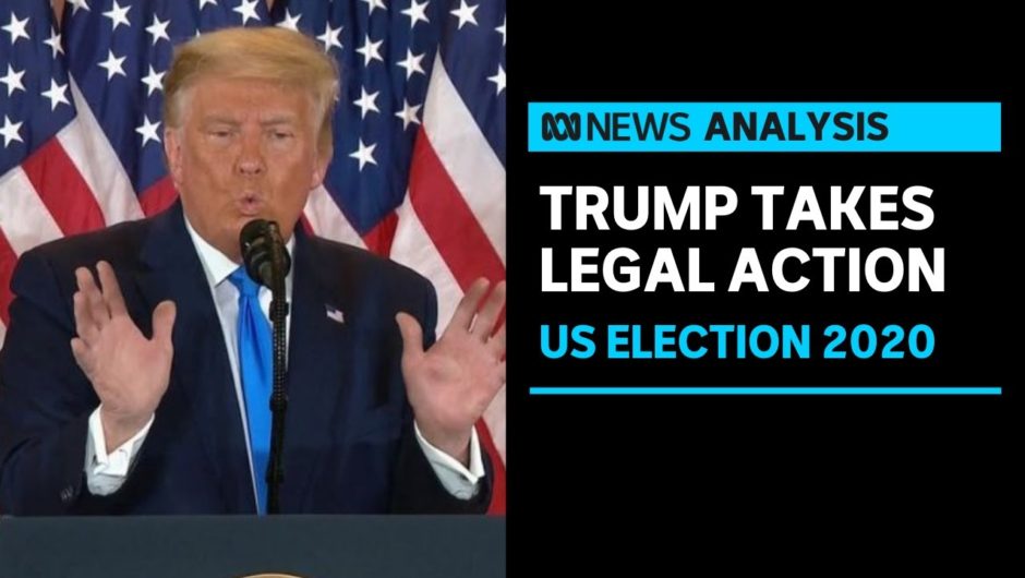 US election: Trump camp launches Georgia lawsuit as Biden closes gap | ABC News