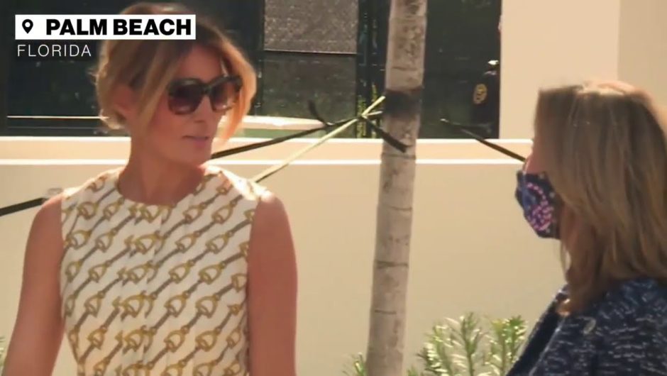 Melania Trump votes on Election Day