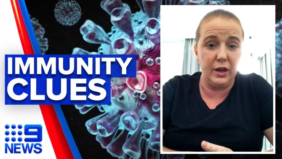 Coronavirus: Flight attendant could hold key to immunity | 9 News Australia