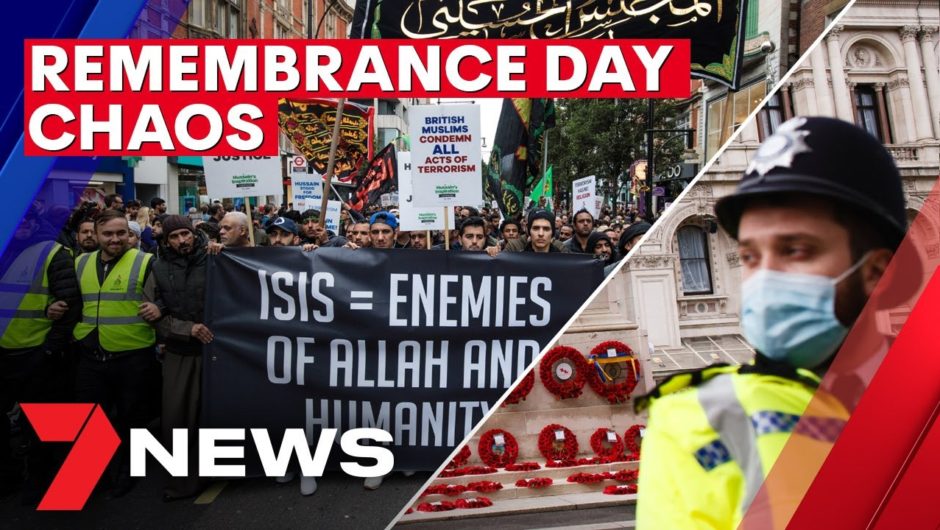 Remembrance Day: Extinction Rebellion protest in London, terror attack in Saudi Arabia  | 7NEWS