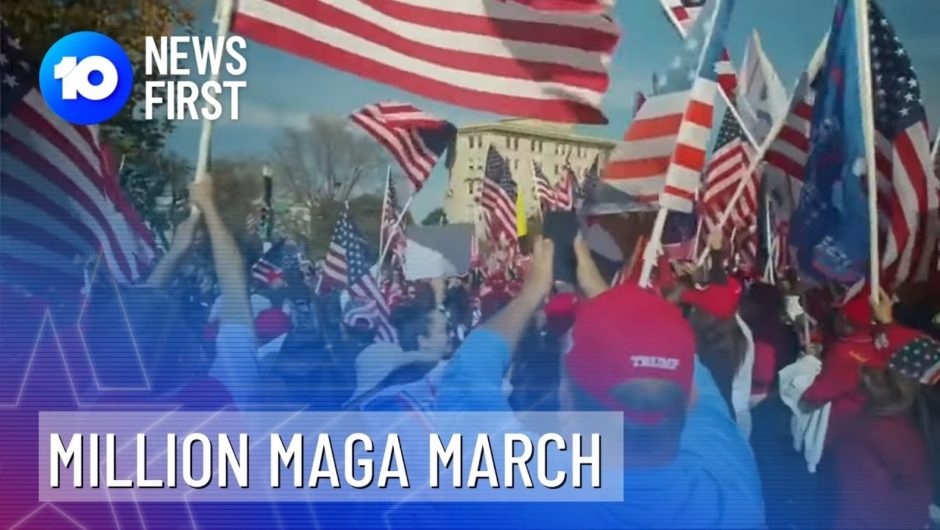 Million MAGA March: Trump Supporters Take To Streets | 10 News First