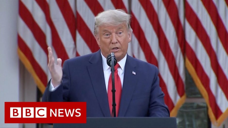 President Trump: 'Who knows which administration it will be' – BBC News