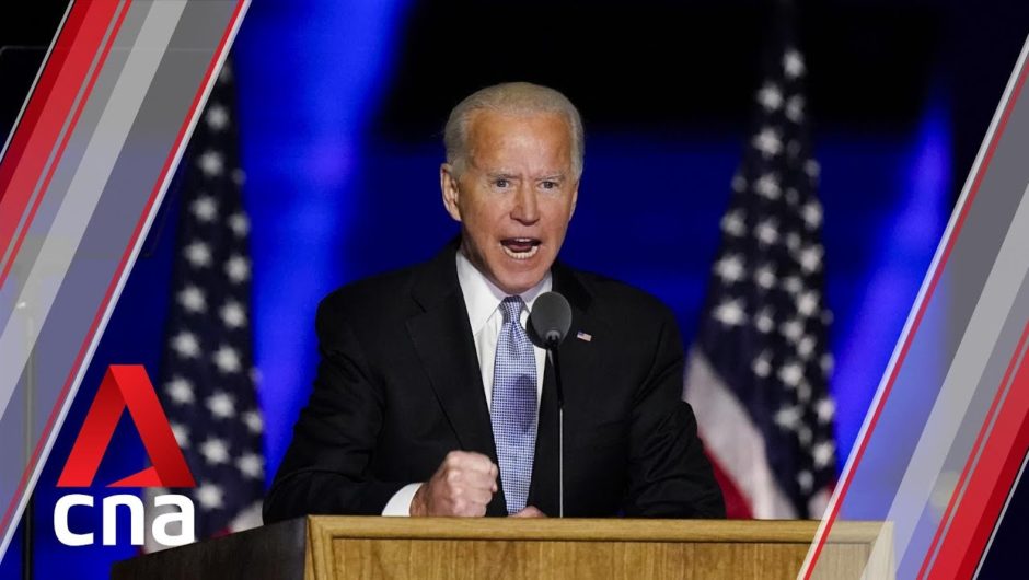 In victory speech, Joe Biden pledges to unify, says work begins to bring COVID-19 under control