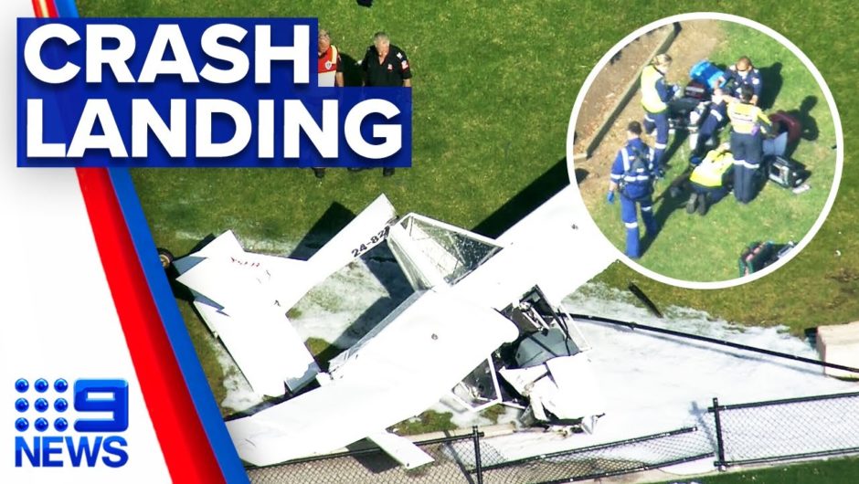 Light plane crashes on Sydney’s Northern Beaches | 9 News Australia
