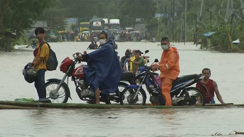Maharlika highway sa Quezon binaha