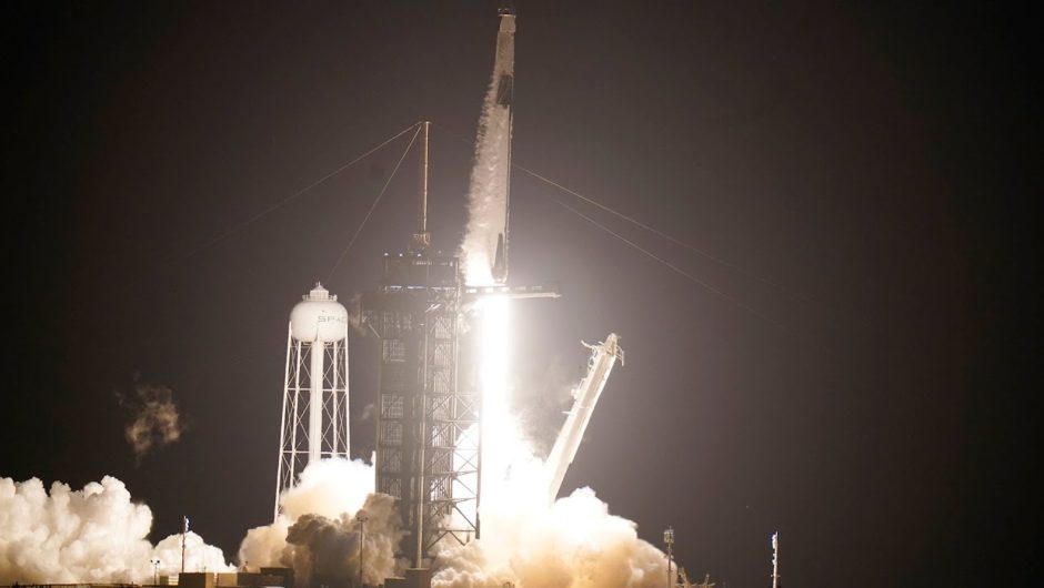 Historic SpaceX, NASA mission takes off for space station