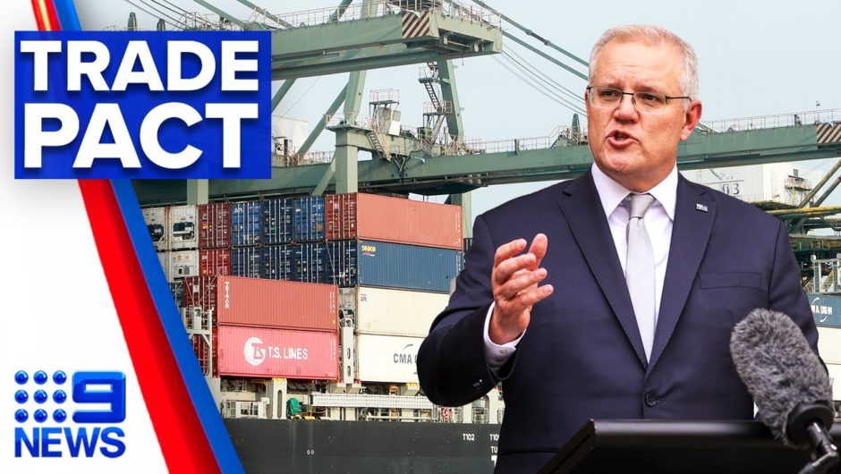 Australia signs export jobs Indo-Pacific pact | 9 News Australia