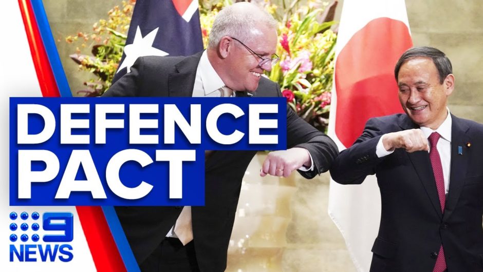 Australia and Japan tighten defence ties over South China Sea | 9 News Australia
