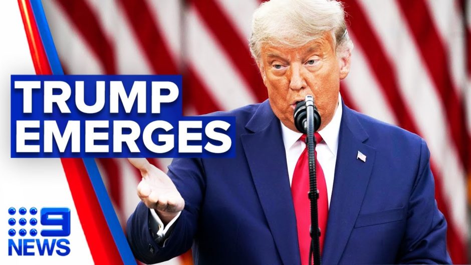 Donald Trump speaks for the first time | 9 News Australia