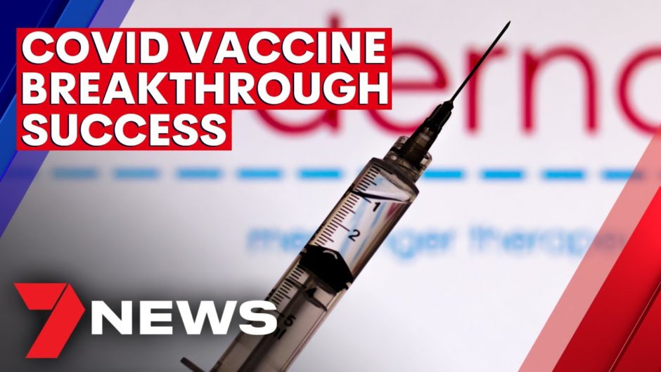 Trump administration claims credit for Moderna COVID vaccine success | 7NEWS